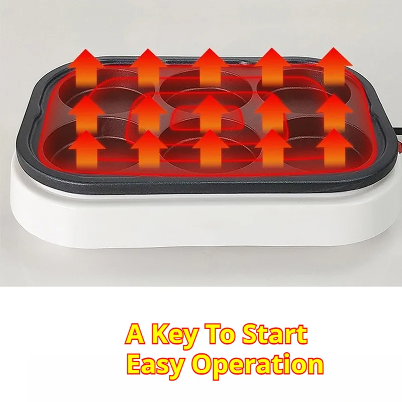 ไฟฟ้าเครื่องทําทาโกะยากิย่างไข - Takoyaki Grill Plate บทวิจารณ์และราคา