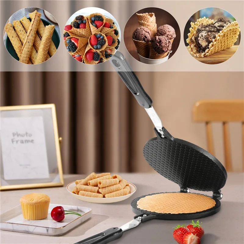 22 ซม.Non-Stick ไข่ม้วนเครื่อง - Egg Waffle Pan บทวิจารณ์และราคา