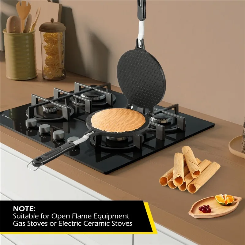 22 ซม.Non-Stick ไข่ม้วนเครื่อง - Egg Waffle Pan บทวิจารณ์และราคา