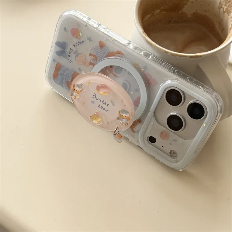 เคสโทรศัพท์แม่เหล็กการ์ตูนหมีน - Taco Stand Holder บทวิจารณ์และราคา