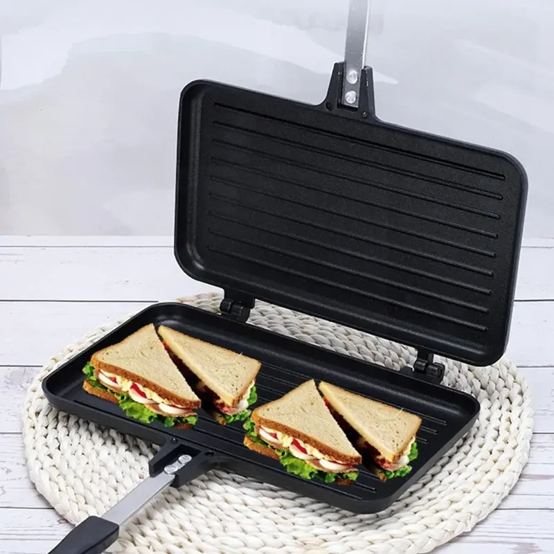 กระทะสองด้าน Non-Stick เครื่อง - Mini Pancake Griddle บทวิจารณ์และราคา
