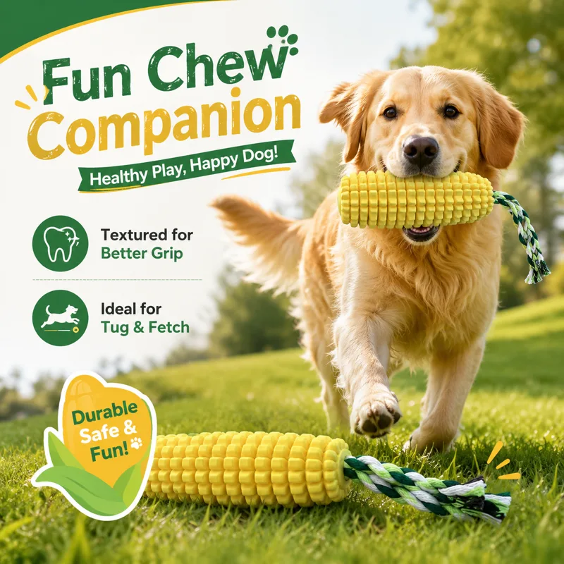 ของเล่นสุนัขรูปข้าวโพด สำหรับส - Corn Dog Stick บทวิจารณ์และราคา