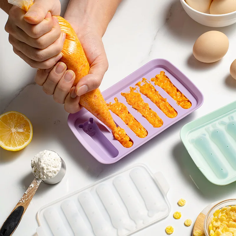 ไส้กรอกแม่พิมพ์ 6 กริดซิลิโคน  - Hot Dog Press บทวิจารณ์และราคา