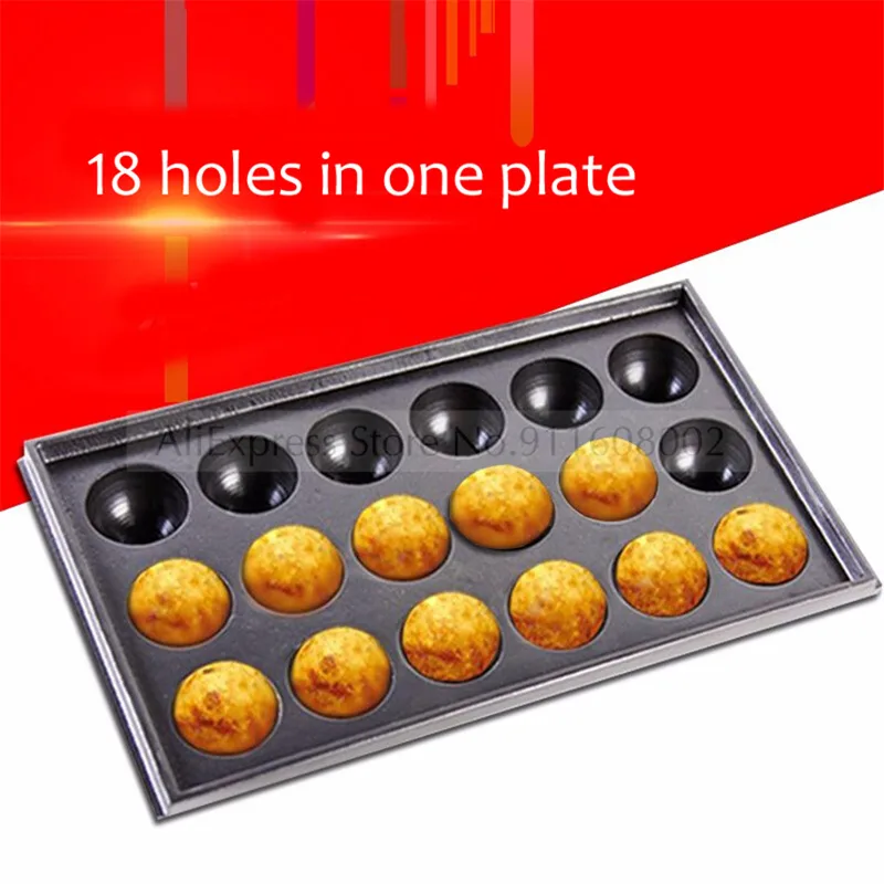 1 ชิ้น Octopus Balls แผ่น Nons - Takoyaki Grill Plate บทวิจารณ์และราคา