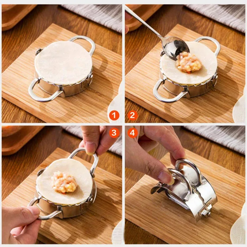สแตนเลส Dumpling แม่พิมพ์ Dump - Dumpling Press Set บทวิจารณ์และราคา