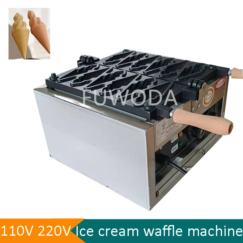 เครื่องทำวาฟเฟิลไอศกรีมไฟฟ้า 6 - Waffle Cone Maker บทวิจารณ์และราคา
