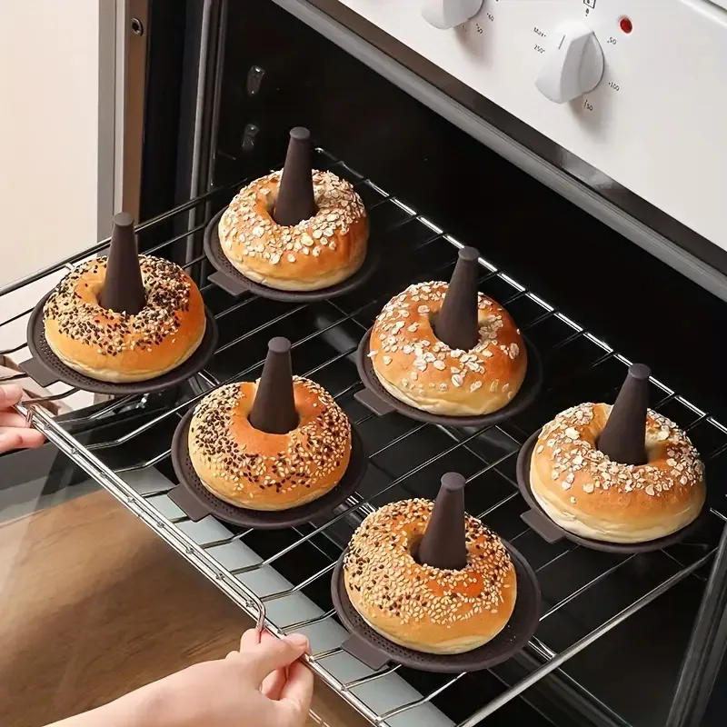 ชุดแม่พิมพ์อบขนม 6/12 ชิ้น แม่ - Donut Mold Silicone บทวิจารณ์และราคา