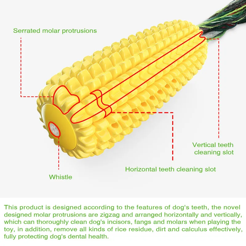 ของเล่นสัตว์เลี้ยงแบบมีเสียงดั - Corn Dog Stick บทวิจารณ์และราคา