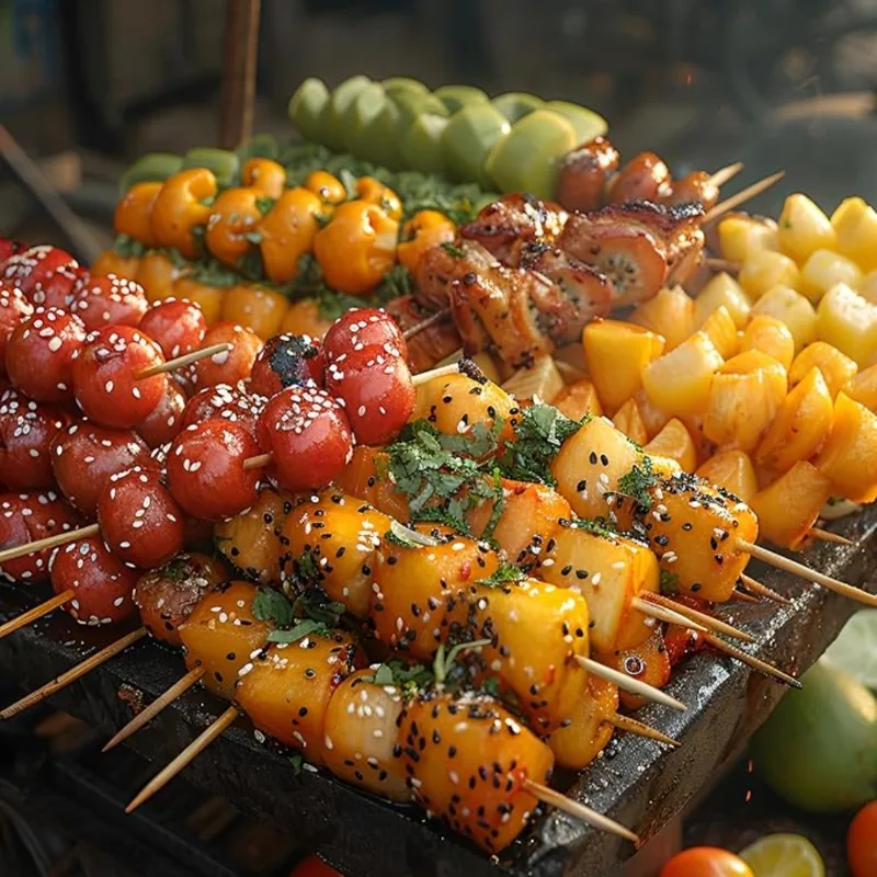 ไม้ไผ่สำหรับปิ้งย่างแบบใช้แล้ว - Corn Dog Stick บทวิจารณ์และราคา