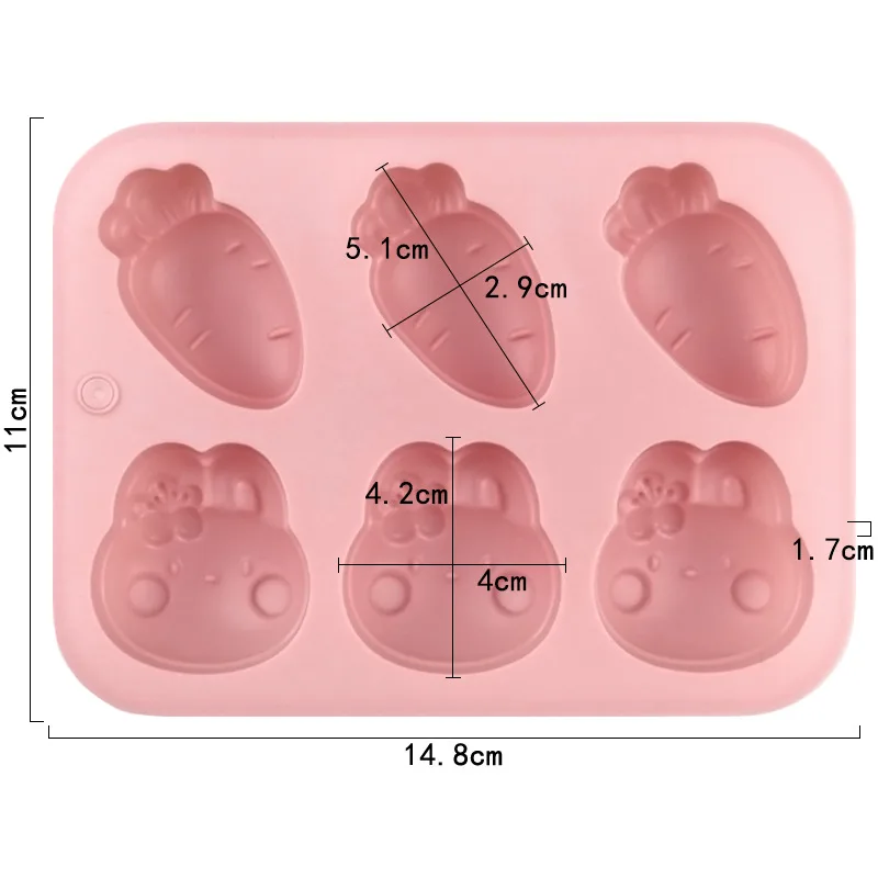 แม่พิมพ์ซิลิโคนลายการ์ตูน รูปก - Bunny Cake Mold บทวิจารณ์และราคา
