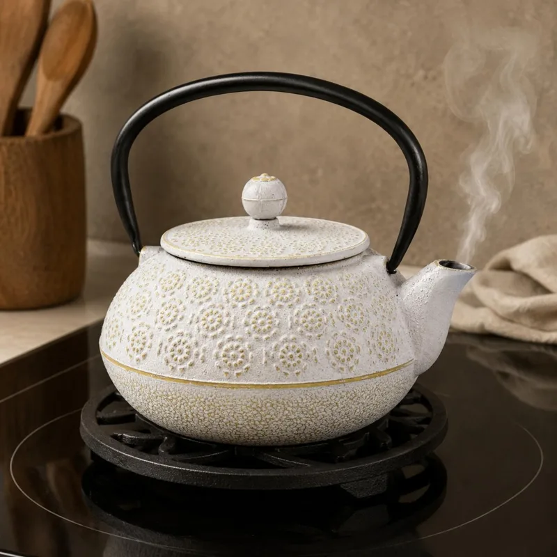 กาน้ำชาเหล็กหล่อ กาน้ำชาเหล็กห - Cast Iron Corn บทวิจารณ์และราคา