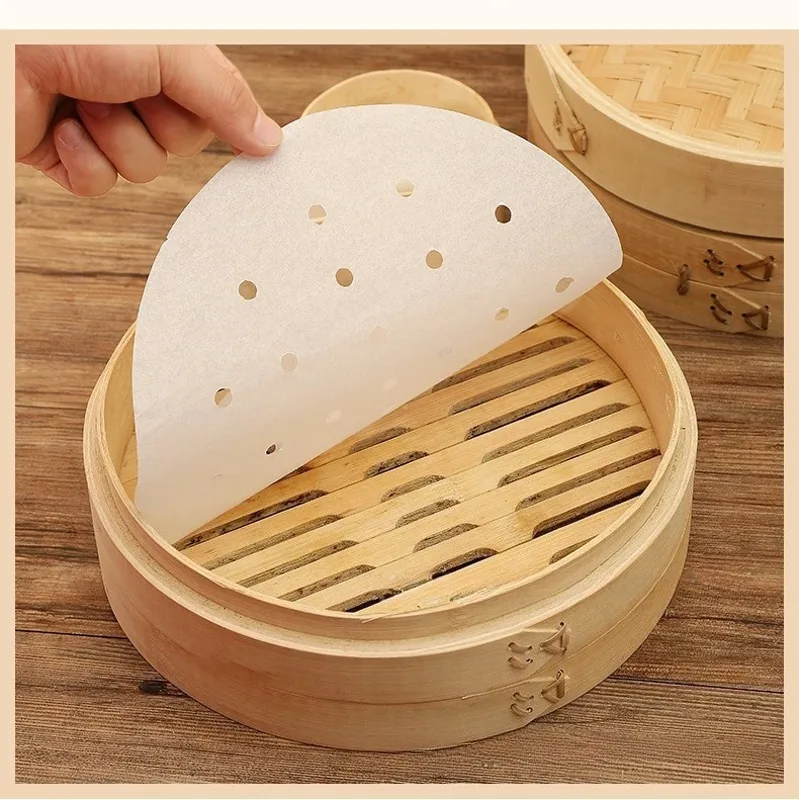 กระดาษรองนึ่งอาหารแบบใช้แล้วทิ - Bao Steamer Bamboo บทวิจารณ์และราคา