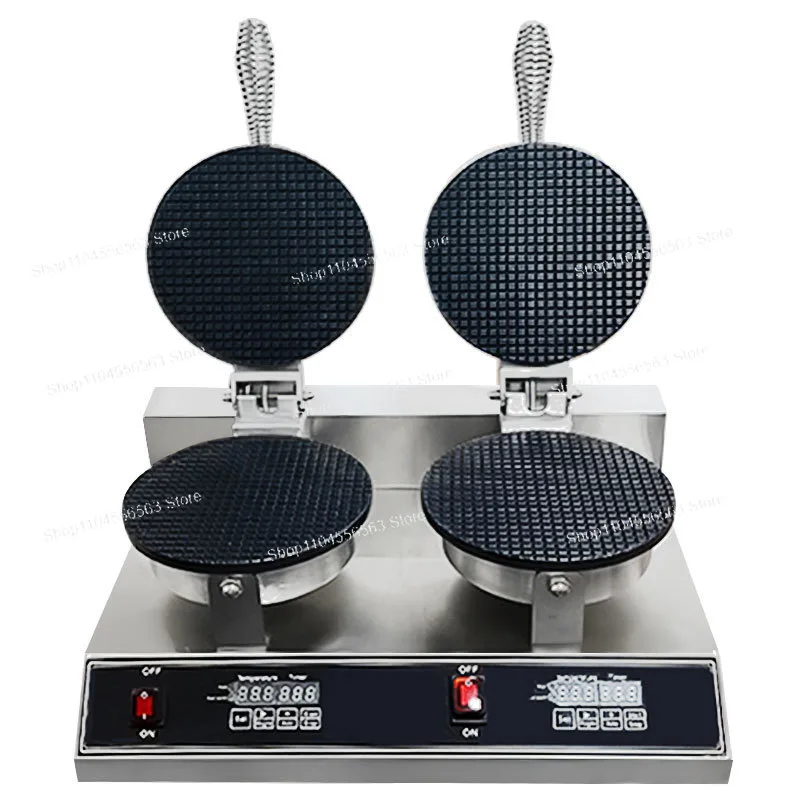 เครื่องทำไอศกรีมโคนและวาฟเฟิล  - Waffle Cone Maker บทวิจารณ์และราคา
