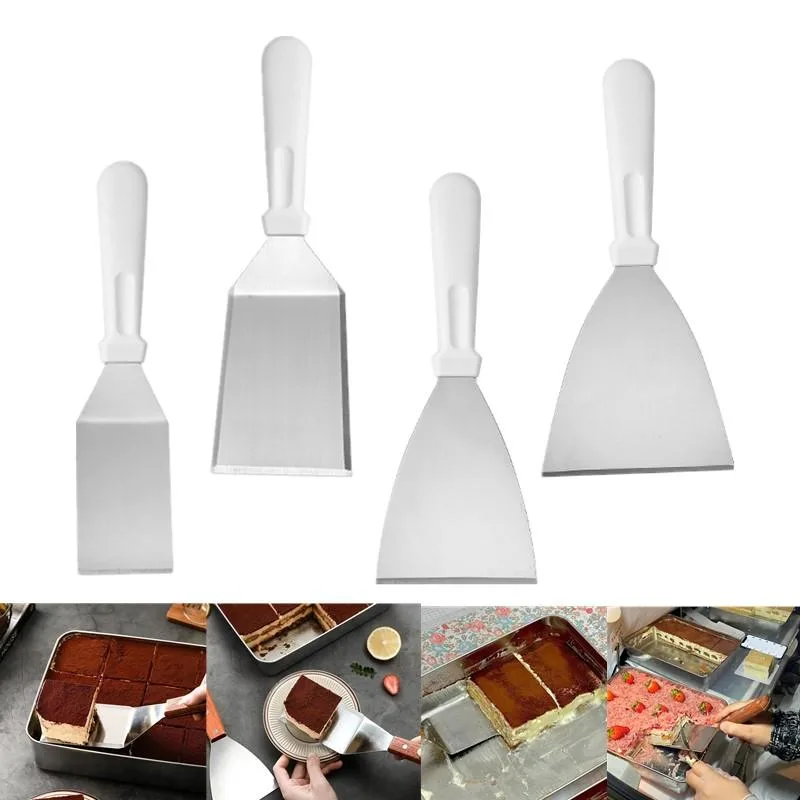 ไม้พายเค้กสแตนเลสพร้อมด้ามจับพ - Okonomiyaki Spatula บทวิจารณ์และราคา