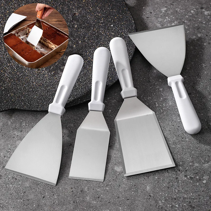 ไม้พายเค้กสแตนเลสพร้อมด้ามจับพ - Okonomiyaki Spatula บทวิจารณ์และราคา