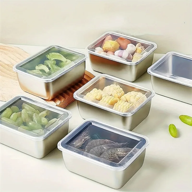 1/3/5pcs สแตนเลสกล่องเก็บอาหาร - Dim Sum Basket บทวิจารณ์และราคา