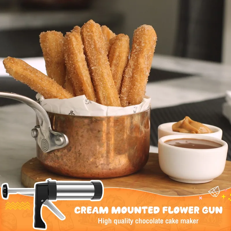 Churro Maker เครื่องสแตนเลส Ch - Churros Maker Gun บทวิจารณ์และราคา