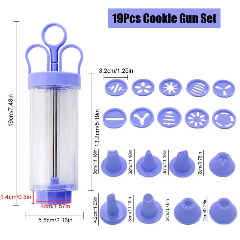 BOZZH DIY คู่มือ Cookie Press  - Churros Maker Gun บทวิจารณ์และราคา