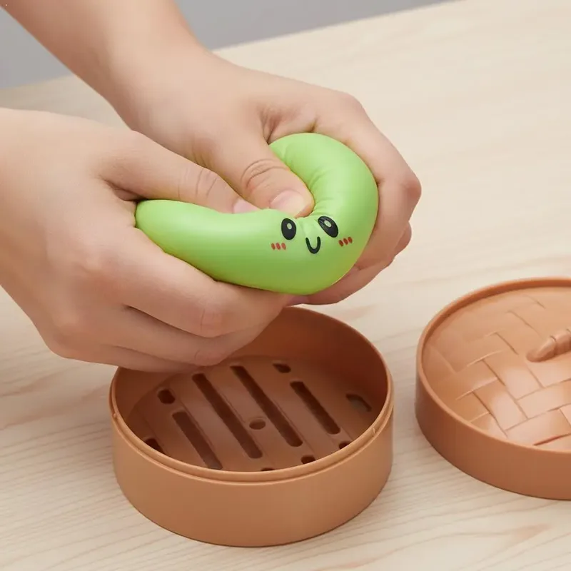 ของเล่นบีบบ้านการ์ตูนสีฟ้า บ้า - Bao Steamer Bamboo บทวิจารณ์และราคา