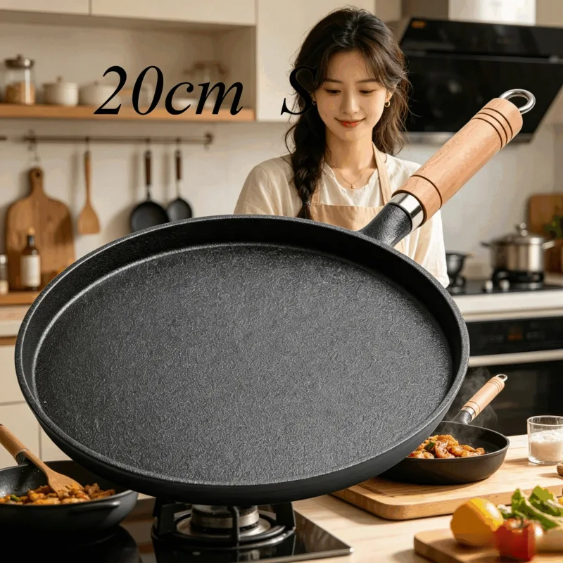 กระทะเหล็กหล่อขนาด 20 ซม. ด้าม - Egg Waffle Pan บทวิจารณ์และราคา