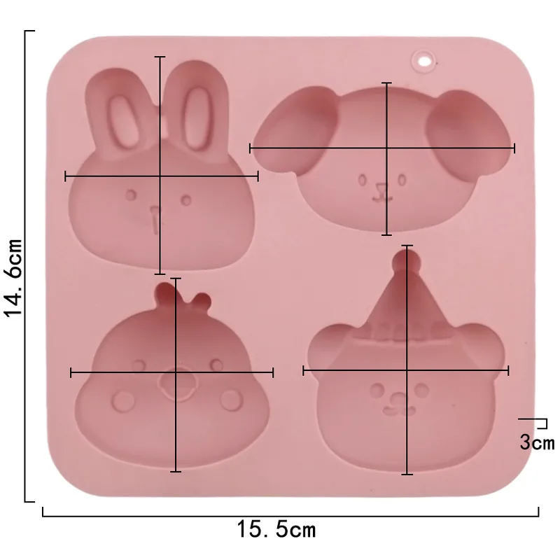 สุนัขช็อกโกแลตเค้กเบเกอรี่แม่พ - Bunny Cake Mold บทวิจารณ์และราคา