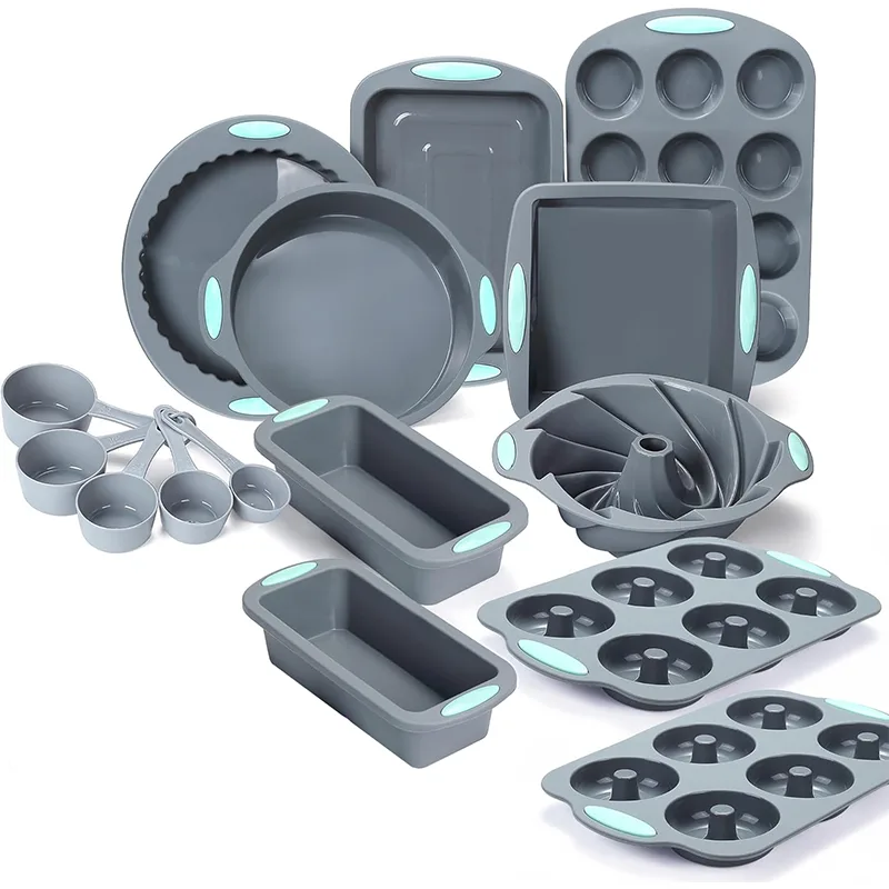 ซิลิโคนร่องเค้กกระทะ Non-Stick - Donut Mold Silicone บทวิจารณ์และราคา