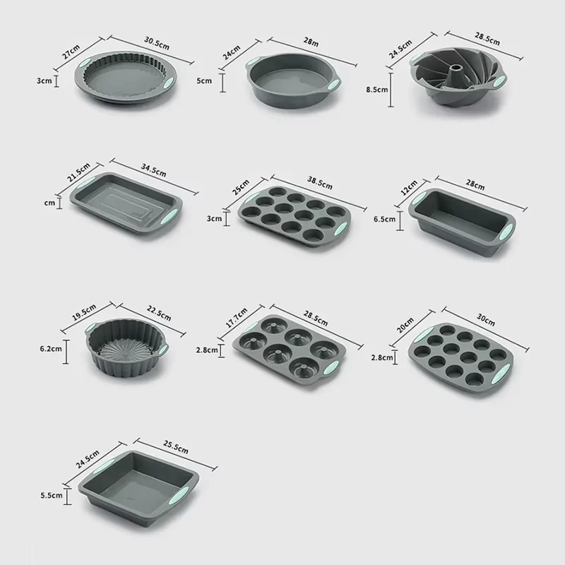 ซิลิโคนร่องเค้กกระทะ Non-Stick - Donut Mold Silicone บทวิจารณ์และราคา