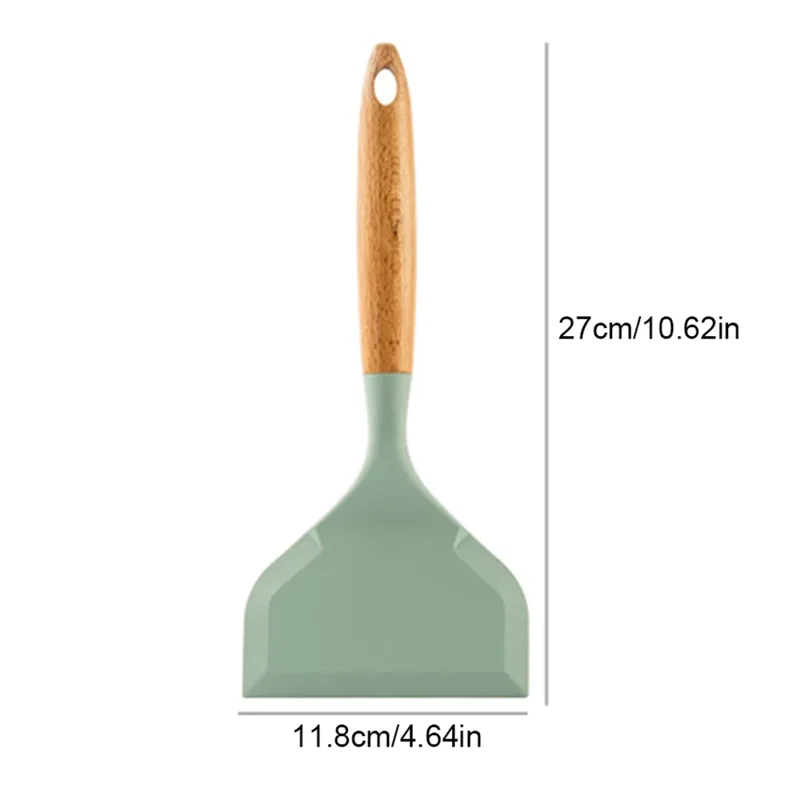 ตะหลิวทามาโกยากิปากกว้างทำจากซ - Okonomiyaki Spatula บทวิจารณ์และราคา